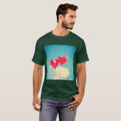 恋愛急騰するカップルTシャツ Tシャツ (正面フル)