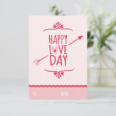 恋愛教室 学校の子供たち バレンタインデー 招待状 (スタンド正面)