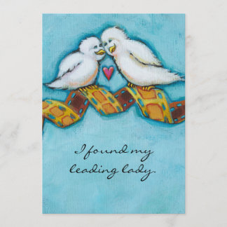 恋愛映画の愛好者 映画マニア ロマンチックな絵画 招待状