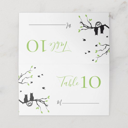 恋愛模様の猫たち|過去記事 プレイスカード (外部開封)