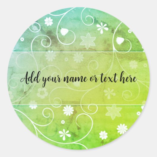 恋愛模様 ラウンドシール (正面)