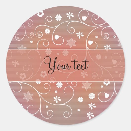 恋愛模様 ラウンドシール (正面)