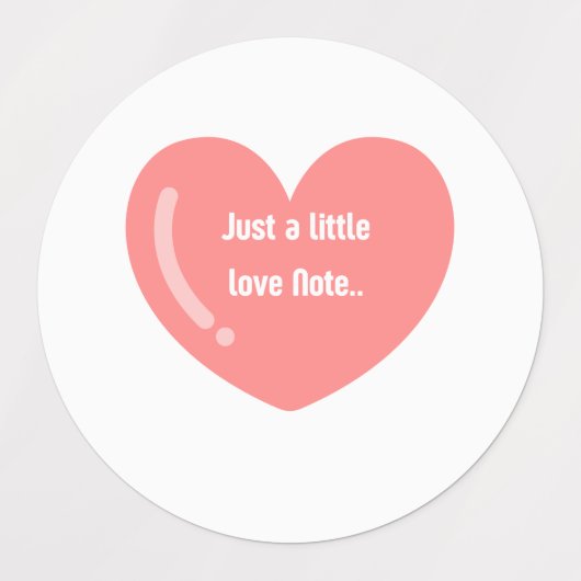 恋愛模様 ラベル (デザイン1)