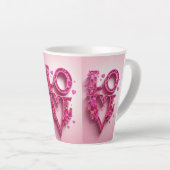 恋愛気分の良い気分 カフェラテマグ (右アングル)