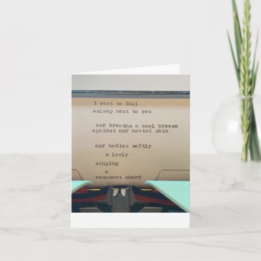 恋愛詩 カード (正面)