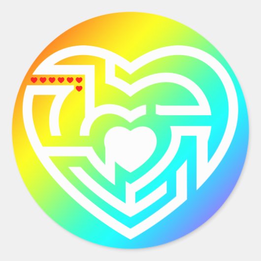 恋愛迷路 ラウンドシール (正面)