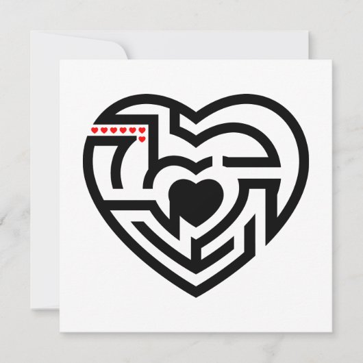 恋愛迷路 招待状 (正面)