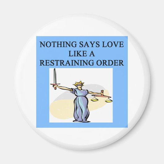 恋愛離婚ジョーク マグネット (正面)