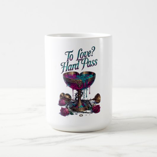 恋愛?ノーサンキューTシャツ | 毒入り聖杯 コーヒーマグカップ (中央)