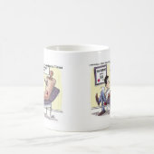 恋愛/心理学のカートゥーン おもしろグッズ コーヒーマグカップ (中央)