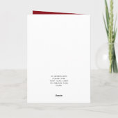 恋愛 西洋のバレンタインデーのホリデーカード シーズンカード (裏面)