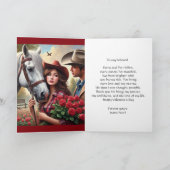 恋愛 西洋のバレンタインデーの休暇のグリーティングカード シーズンカード (内部)