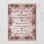 恋歌は日付はがきを保存 案内ポストカード (正面)