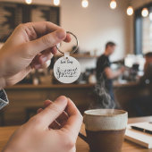 恋歌、鳥が音楽のノートの間に座って キーホルダー