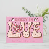 恋熱狂するにレトロなバレンタインデー シーズンカード (スタンド正面)