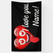 恋熱狂するに 横断幕 (縦)