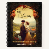 恋物語ロマンチックな小説 ノートブック (正面)