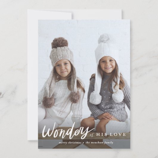 恋疑問に思人のクリスマスカード シーズンカード (正面)