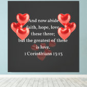 「恋素晴らしの中の」 クリスチャン キャンバスプリント (インサイチュ (ウッドフロア))