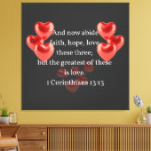 「恋素晴らしの中の」 クリスチャン キャンバスプリント (インサイチュ (リビング))