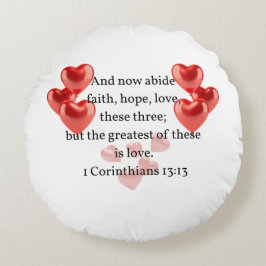 「恋素晴らしの中の」 クリスチャン ラウンドクッション