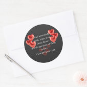 「恋素晴らしの中の」 クリスチャン ラウンドシール (封筒)