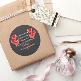 「恋素晴らしの中の」 クリスチャン ラウンドシール