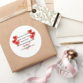 「恋素晴らしの中の」 クリスチャン ラウンドシール