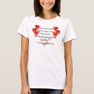 「恋素晴らしの中の」 クリスチャン Tシャツ