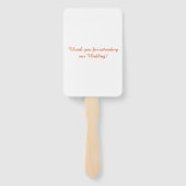 恋素朴は花の恋に絶え結婚ぬ ハンドファン (裏面)