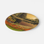 恋結婚の名勝秋秋の写素朴真 ペーパープレート (アングル)