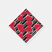 恋結婚の日バレンタインデー スタンダードカクテルナプキン (角)