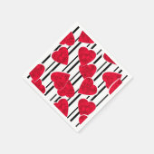 恋結婚の日バレンタインデー スタンダードカクテルナプキン (角)