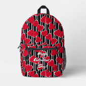 恋結婚の日バレンタインデー プリントバックパック (正面)