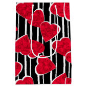 恋結婚の日バレンタインデー ミディアムペーパーバッグ (裏面)