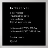 恋詩の壁画詩の装飾を見ているか ポスター (正面)