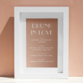 恋飲に。ピ淡い色のッモダンク結婚ドリンク ポスター