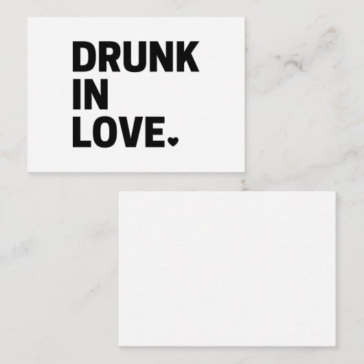 恋飲中  ノートカード (正面/裏面)