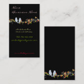 恋鳥の名刺 名刺 (正面/裏面)