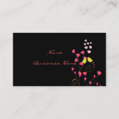 恋鳥付き名刺 名刺 (裏面)