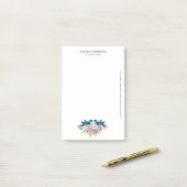 恋鳥花花花束 ポストイット (デスク上)