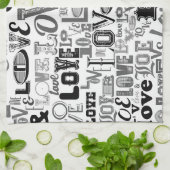 恋3 キッチンタオル (折り畳み)