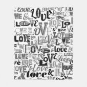 恋3 フリースブランケット (正面)