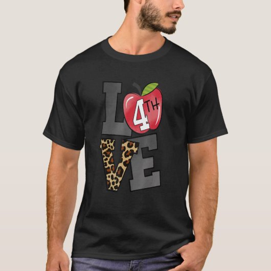 恋4年生先生学生Back To Scho Tシャツ (正面)