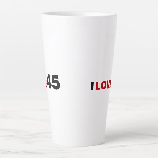 恋45 カフェラテマグ (正面)