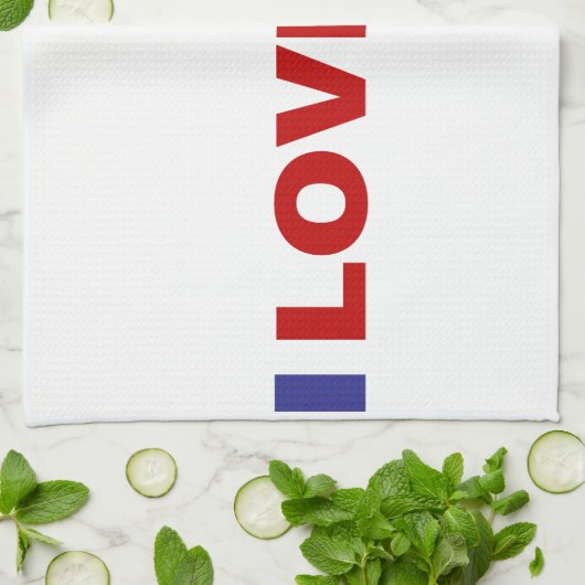 恋45 キッチンタオル (折り畳み)