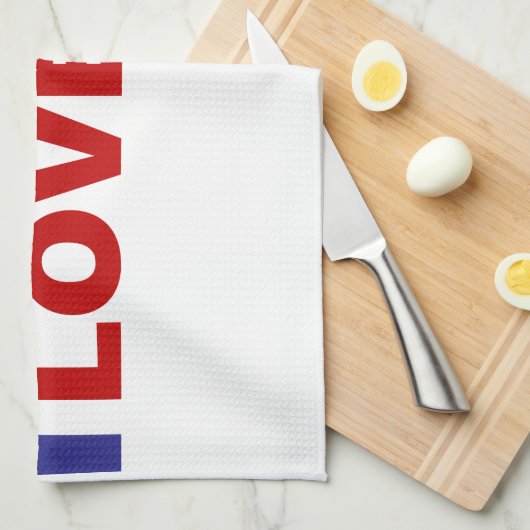 恋45 キッチンタオル (四つ折り)