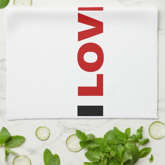 恋45 キッチンタオル (折り畳み)