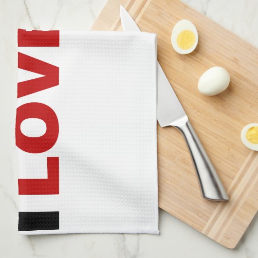 恋45 キッチンタオル (四つ折り)