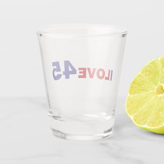 恋45 ショットグラス (裏面)